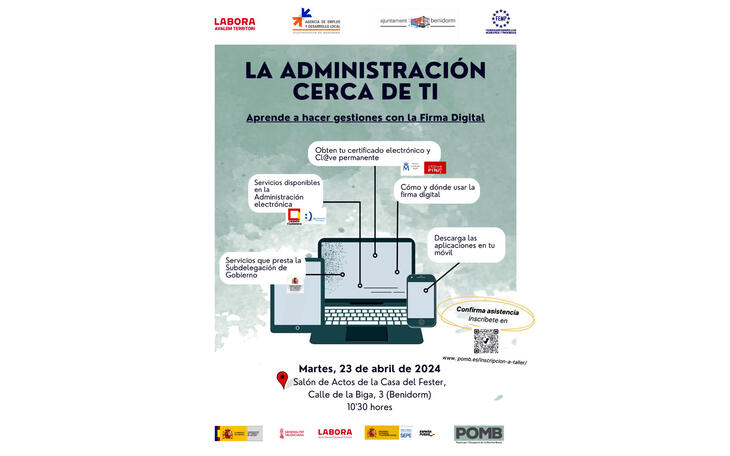 El Pacte per l’Ocupació organiza en Benidorm una jornada para acercar la Administración a los ciudadanos